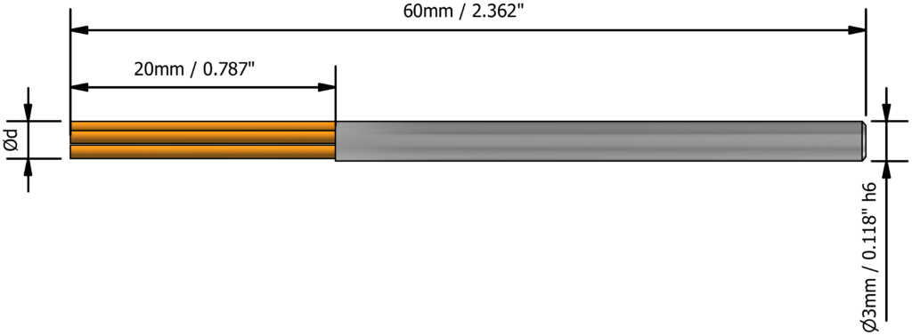 UFIBER POINT-BRUSH 2.5mm