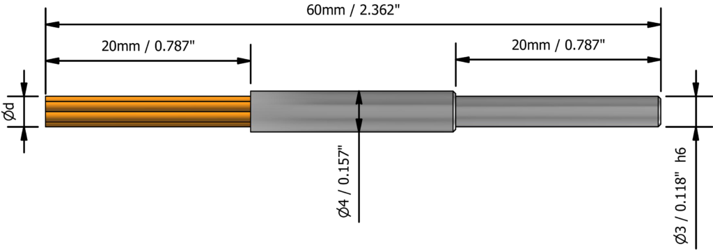 UFIBER POINT-BRUSH 3mm